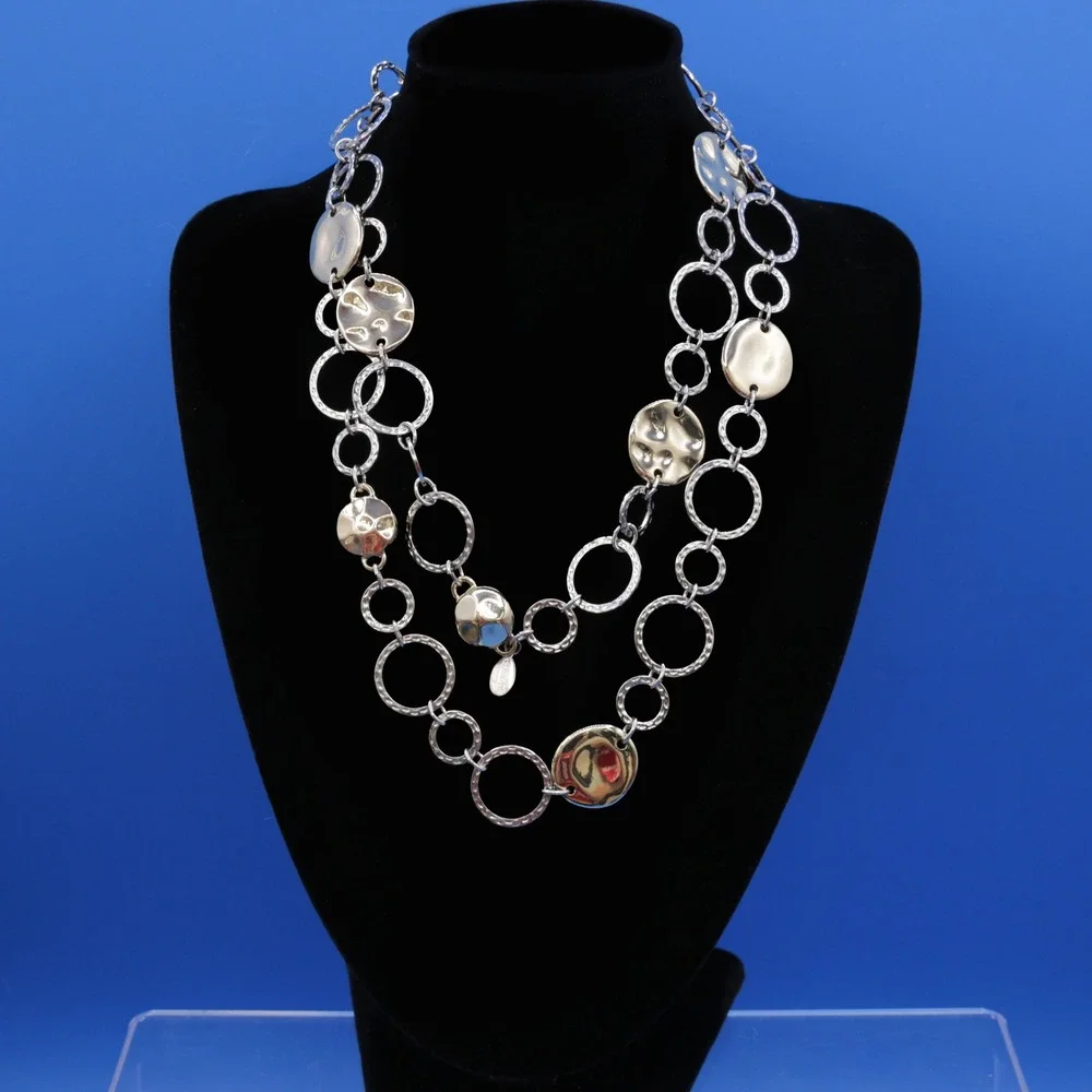 Chico's Layered Fashion Necklace Women 17